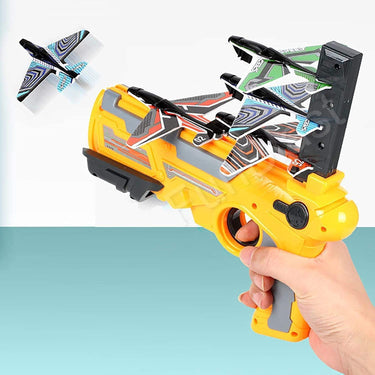 SkyShooter | Diversión de vuelo infinita - Pistola lanzadora de aviones con aviones de espuma para niños